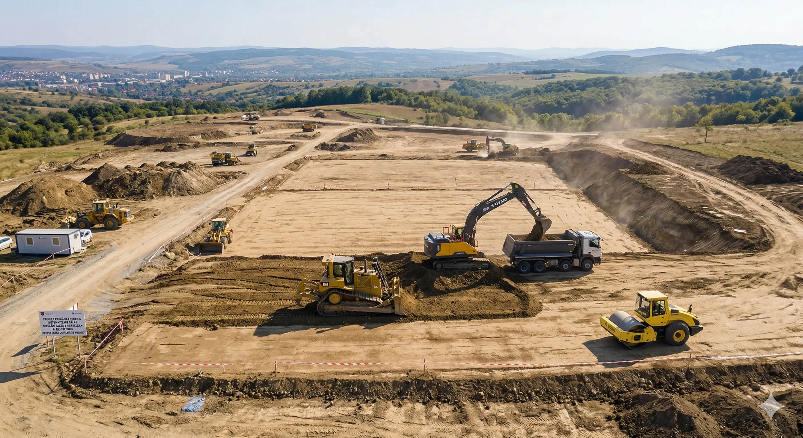 Nivelări teren și sistematizări verticale DMC Group Zalău Sălaj