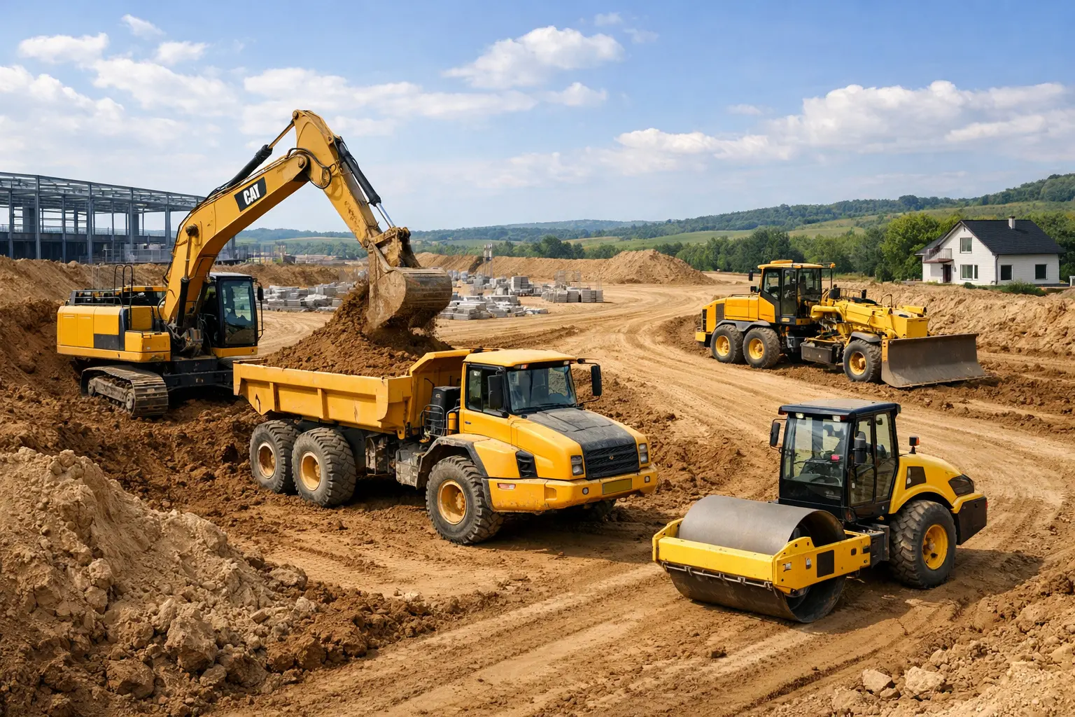 Terasamente construcții civile și industriale DMC Group Sălaj